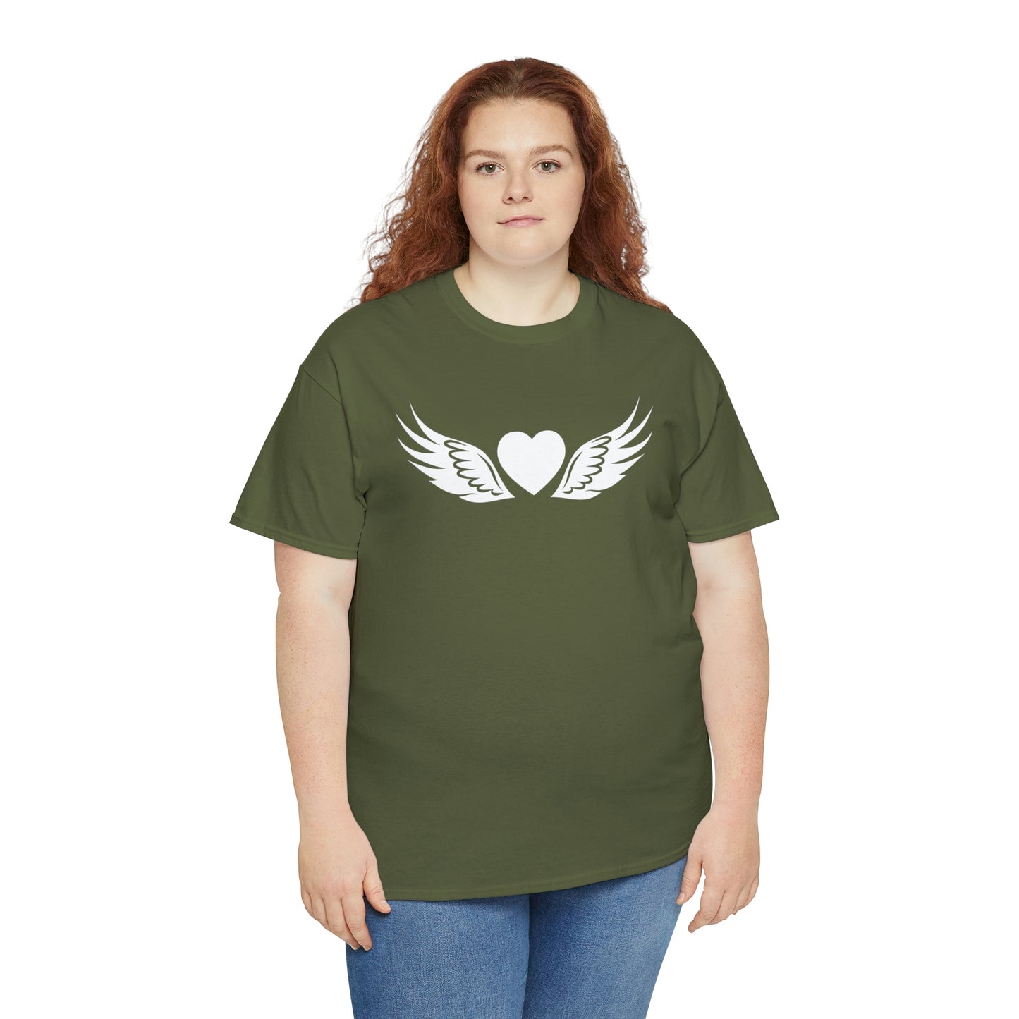 Heart Angel Motivational T-shirt - Inspiring Graphic Tee For Men And Women | Inspiring Words | Positive Vibes | Unique Design | Perfect Gift | Best Quality Tee