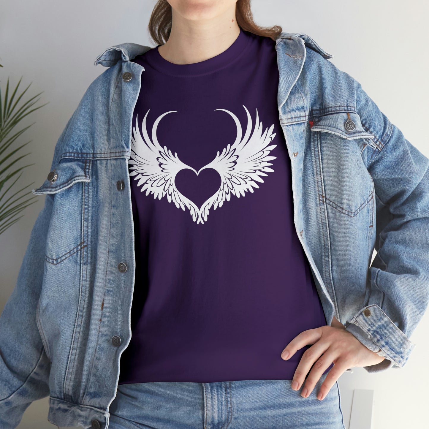 Angel Heart Motivational T-shirt - Inspiring Graphic Tee For Men And Women | Inspiring Words | Positive Vibes | Unique Design | Perfect Gift | Best Quality Tee