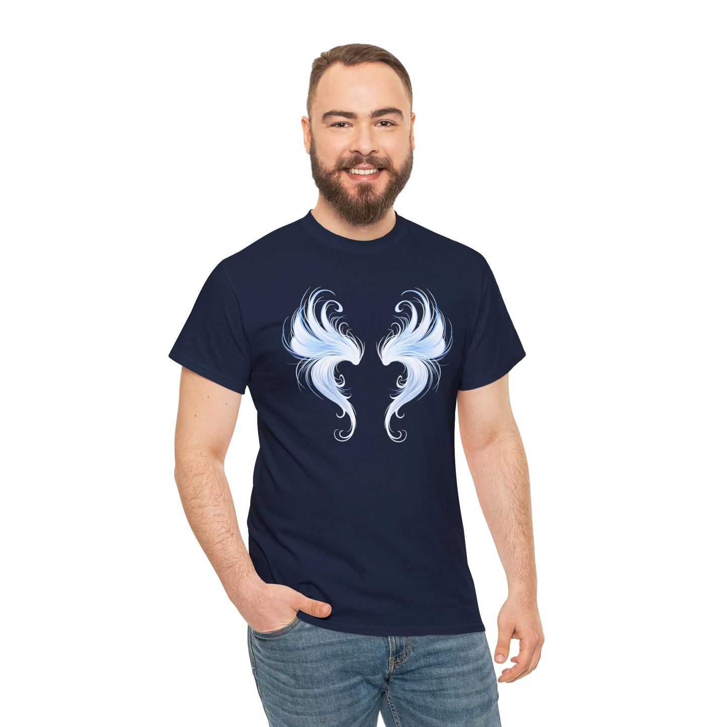 Angel Wing Motivational T-shirt - Inspiring Graphic Tee For Men And Women | Inspiring Words | Positive Vibes | Unique Design | Perfect Gift | Best Quality Tee