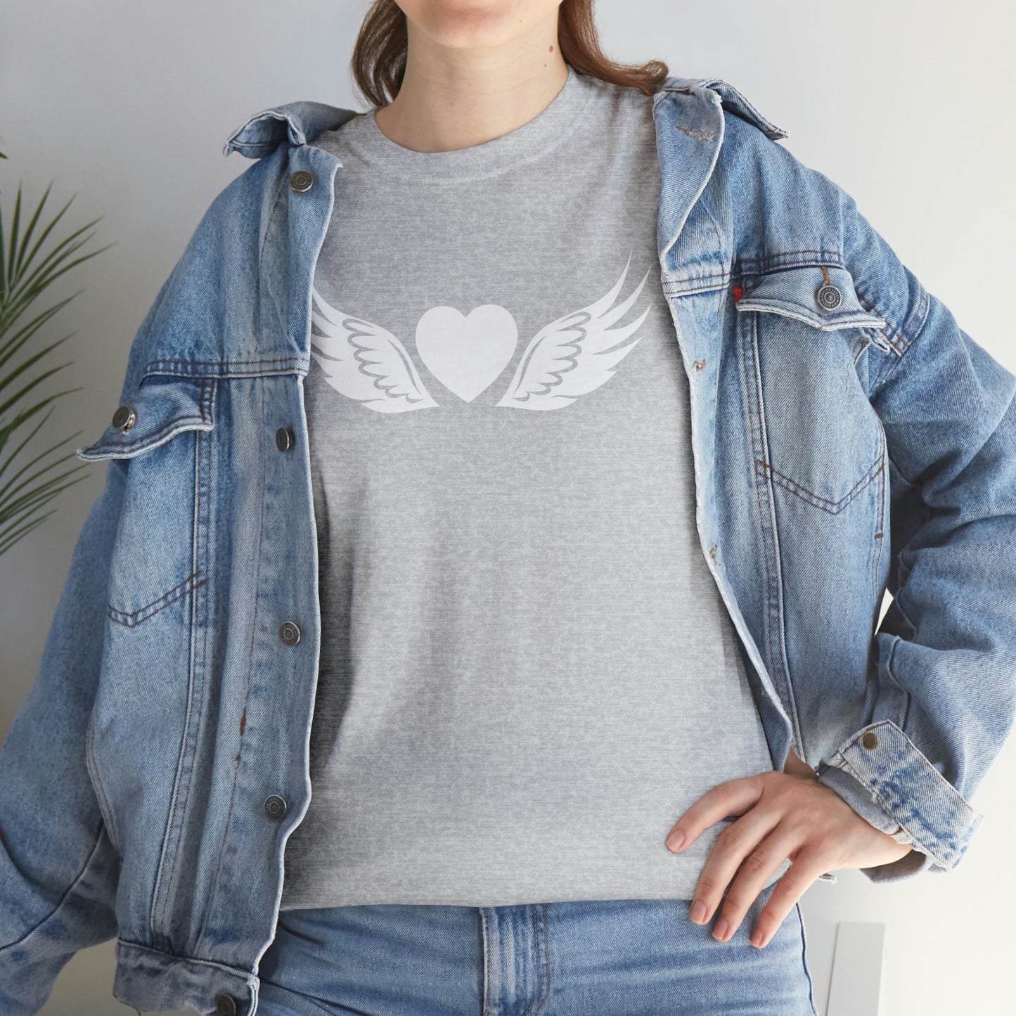 Heart Angel Motivational T-shirt - Inspiring Graphic Tee For Men And Women | Inspiring Words | Positive Vibes | Unique Design | Perfect Gift | Best Quality Tee