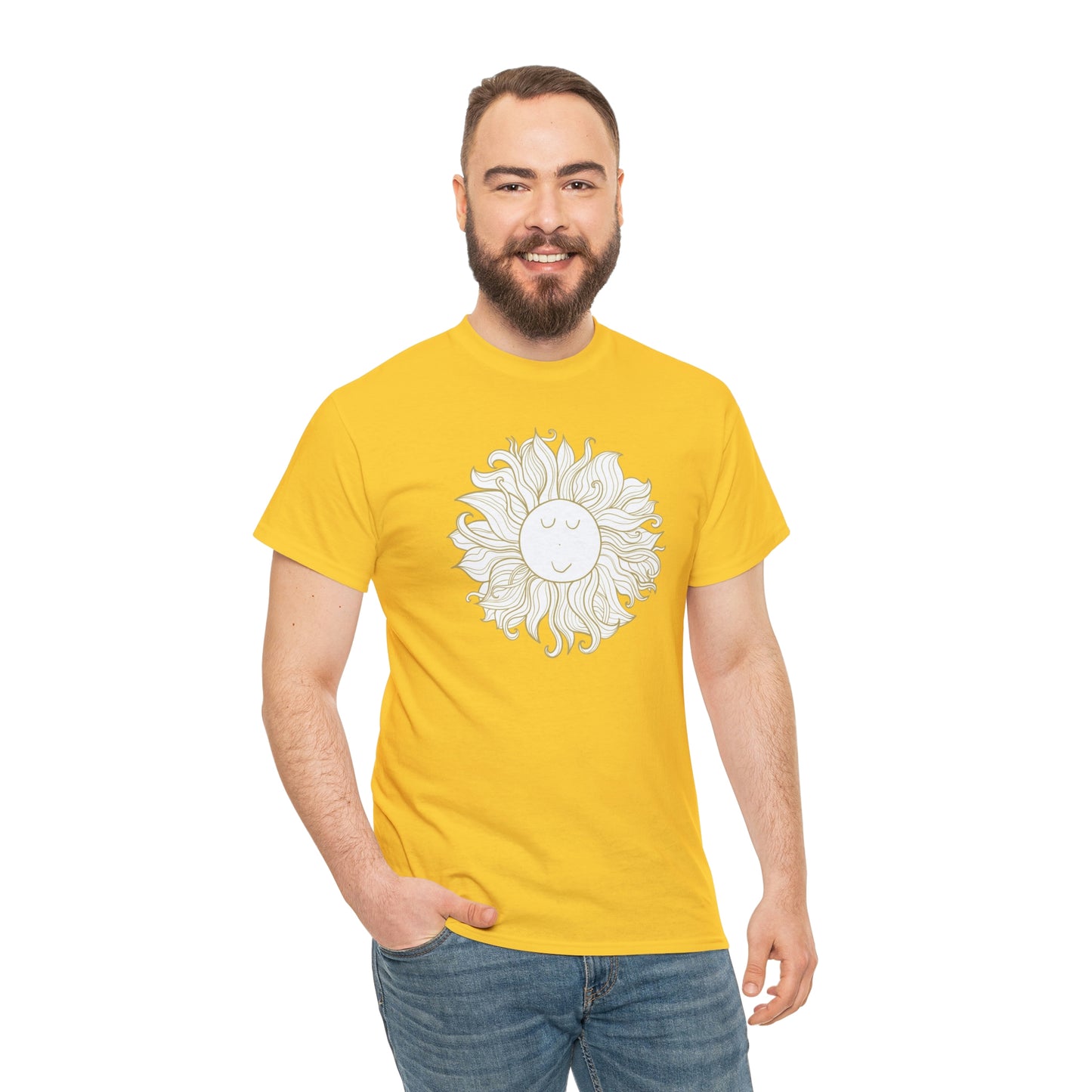 Happy Sun Motivational T-shirt - Inspiring Graphic Tee For Men And Women | Inspiring Words | Positive Vibes | Unique Design | Perfect Gift | Best Quality Tee