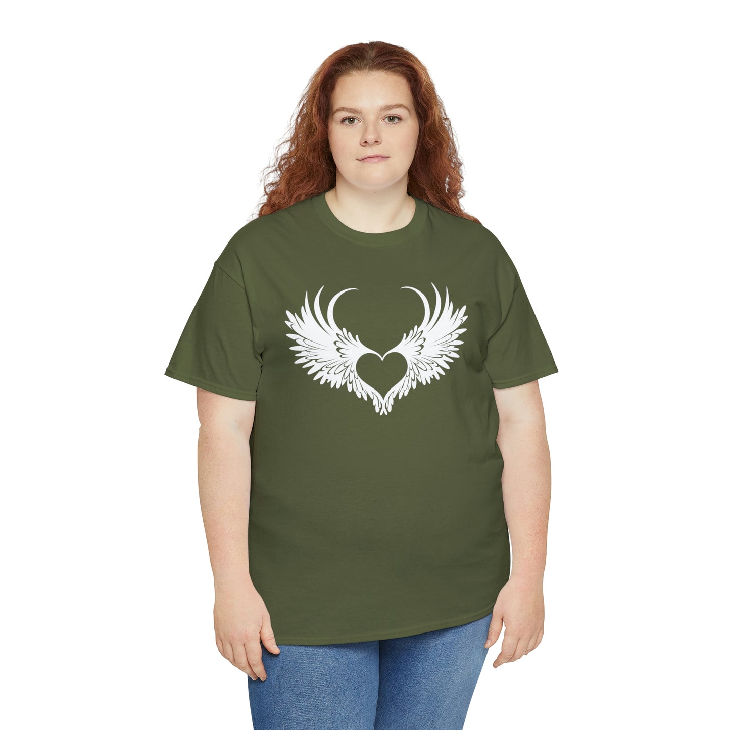 Angel Heart Motivational T-shirt - Inspiring Graphic Tee For Men And Women | Inspiring Words | Positive Vibes | Unique Design | Perfect Gift | Best Quality Tee