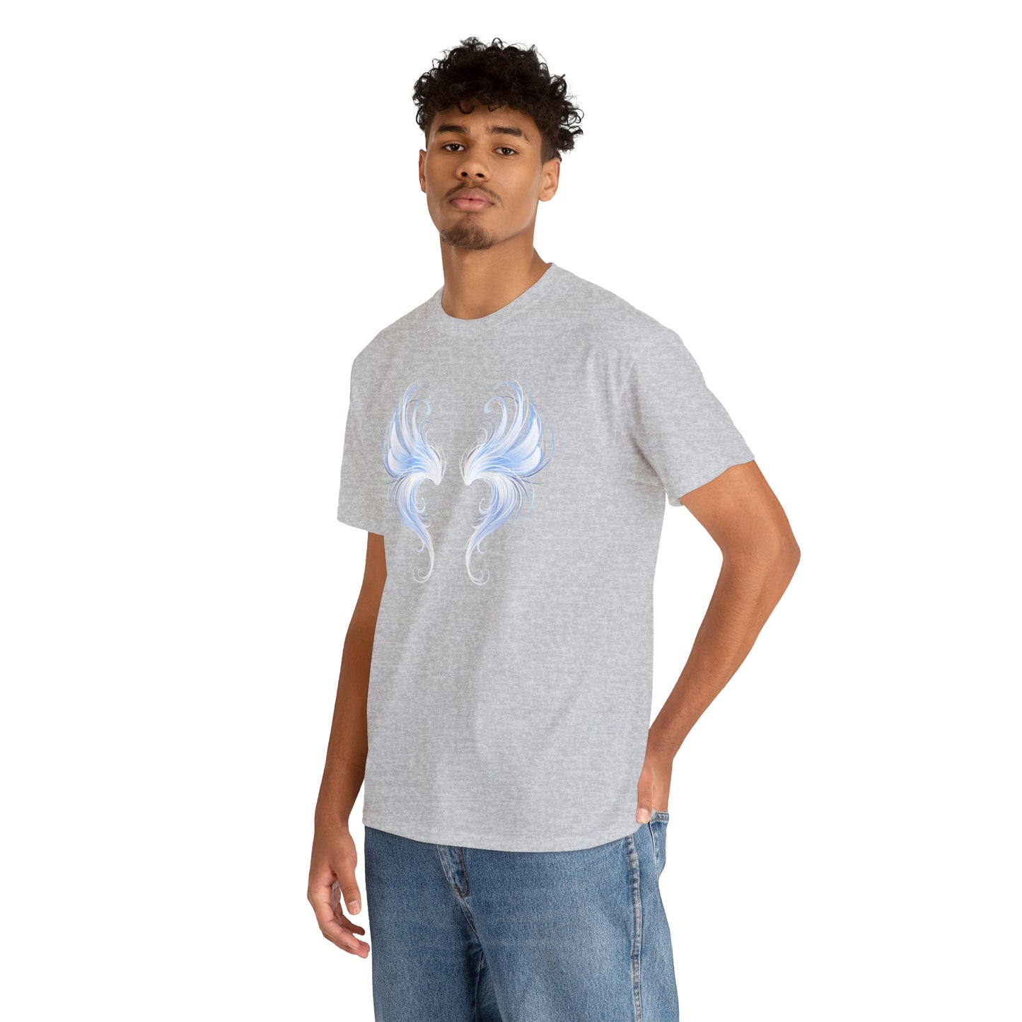Angel Wing Motivational T-shirt - Inspiring Graphic Tee For Men And Women | Inspiring Words | Positive Vibes | Unique Design | Perfect Gift | Best Quality Tee
