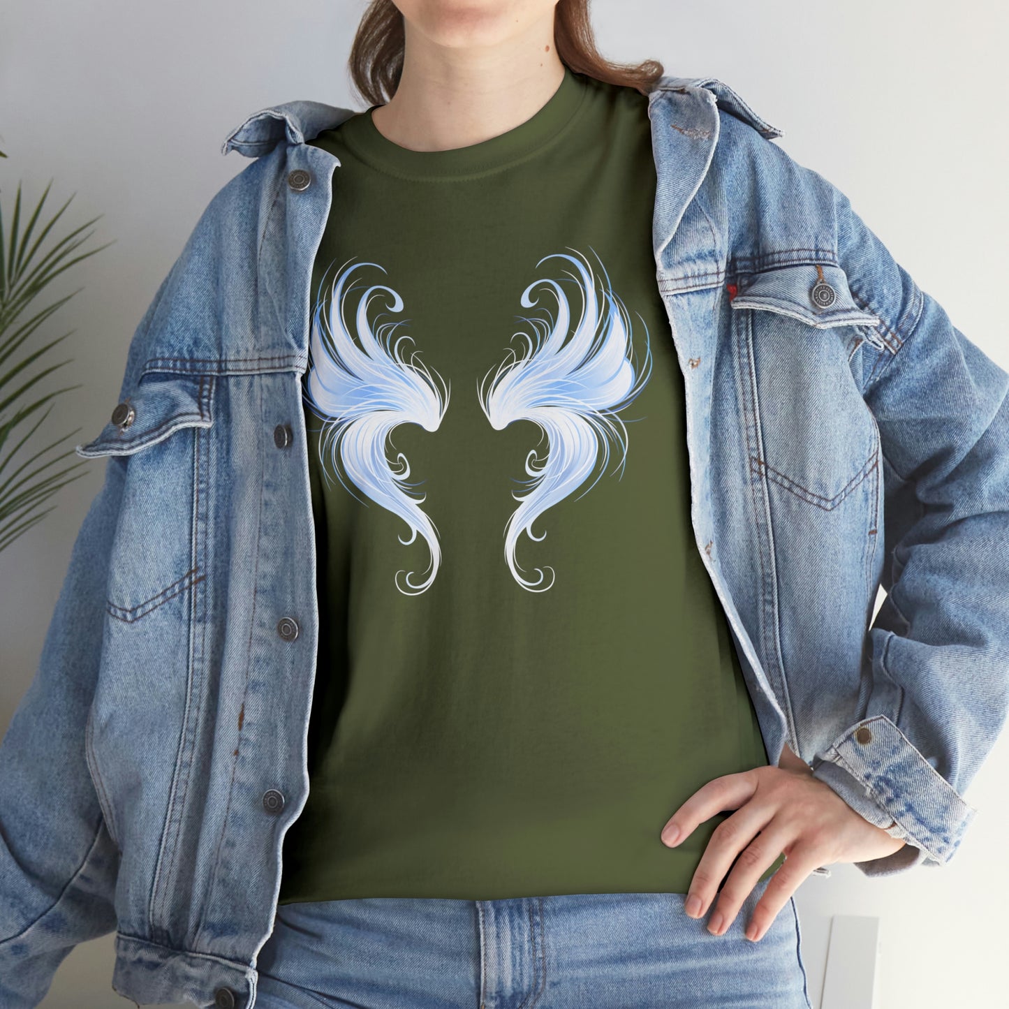 Angel Wing Motivational T-shirt - Inspiring Graphic Tee For Men And Women | Inspiring Words | Positive Vibes | Unique Design | Perfect Gift | Best Quality Tee