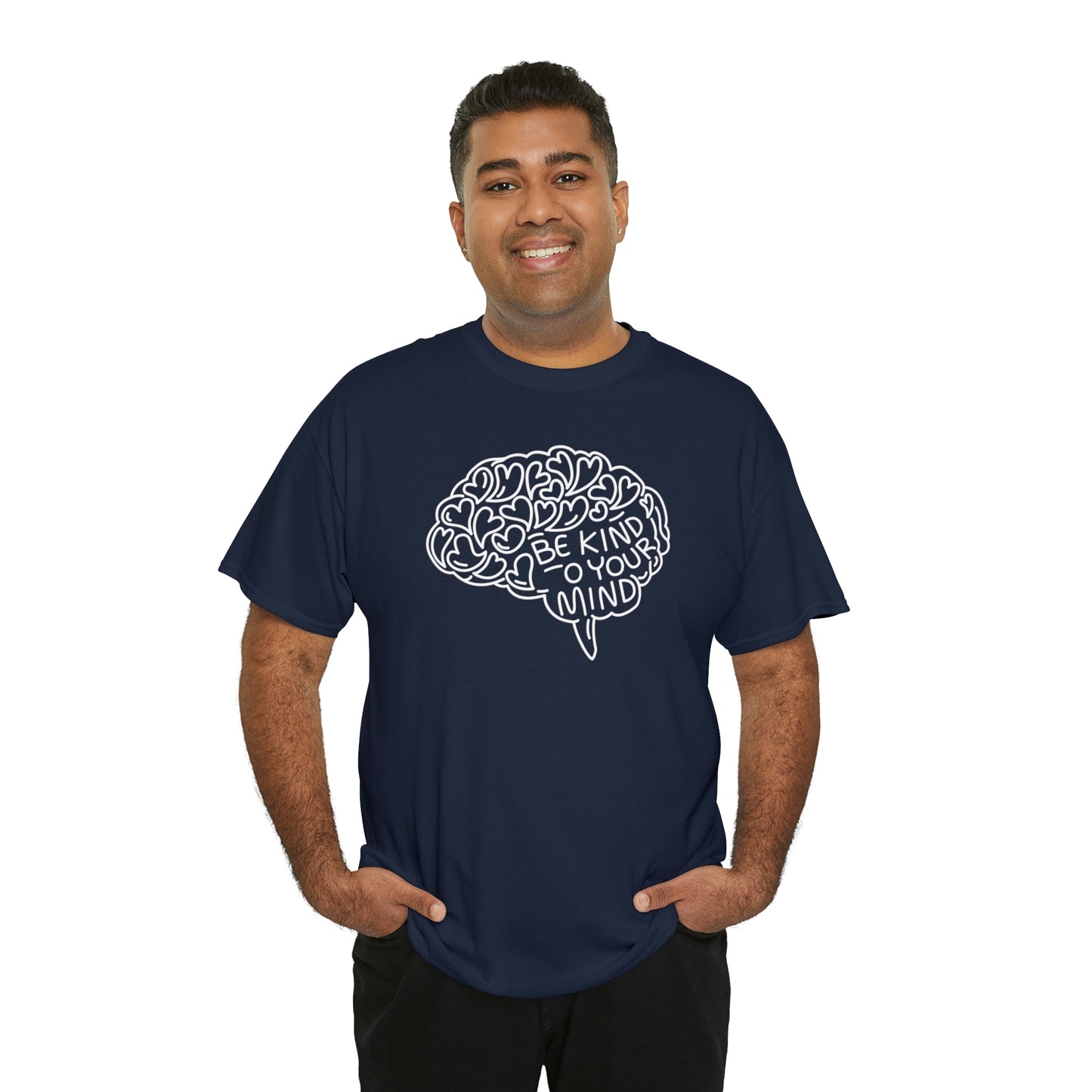 Kind Mind Motivational T-shirt - Inspiring Graphic Tee For Men And Women | Inspiring Words | Positive Vibes | Unique Design | Perfect Gift | Best Quality Tee