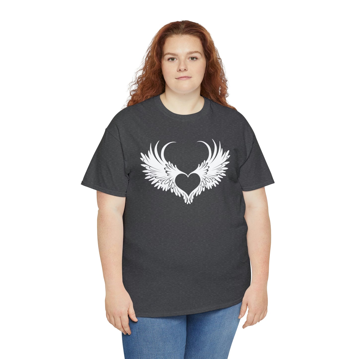 Angel Heart Motivational T-shirt - Inspiring Graphic Tee For Men And Women | Inspiring Words | Positive Vibes | Unique Design | Perfect Gift | Best Quality Tee