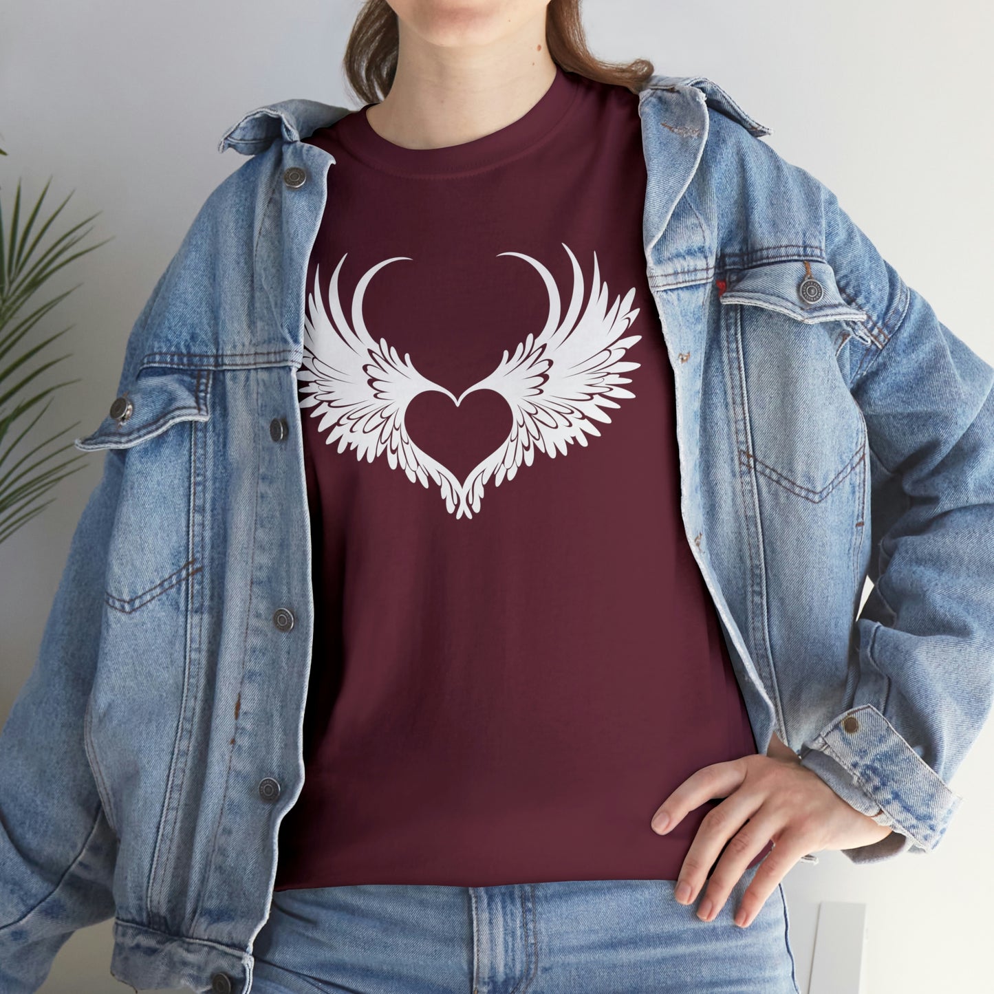 Angel Heart Motivational T-shirt - Inspiring Graphic Tee For Men And Women | Inspiring Words | Positive Vibes | Unique Design | Perfect Gift | Best Quality Tee
