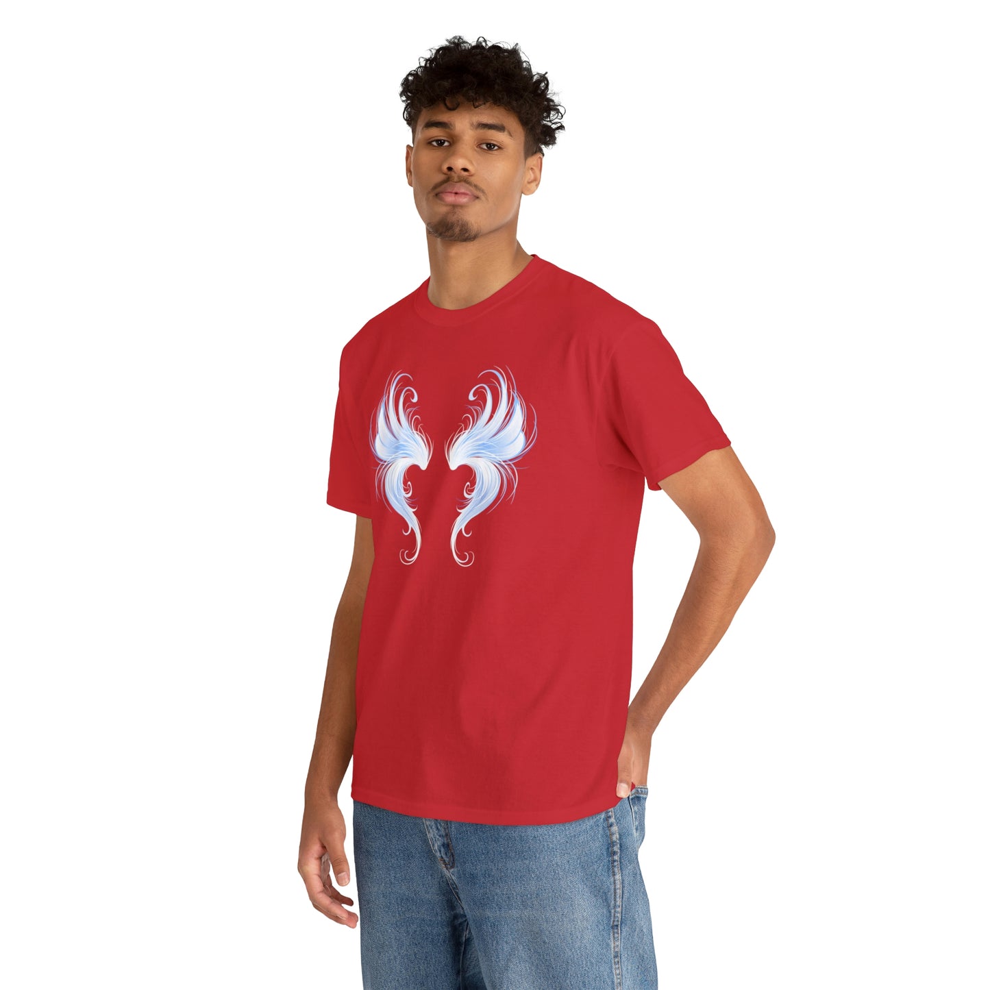 Angel Wing Motivational T-shirt - Inspiring Graphic Tee For Men And Women | Inspiring Words | Positive Vibes | Unique Design | Perfect Gift | Best Quality Tee