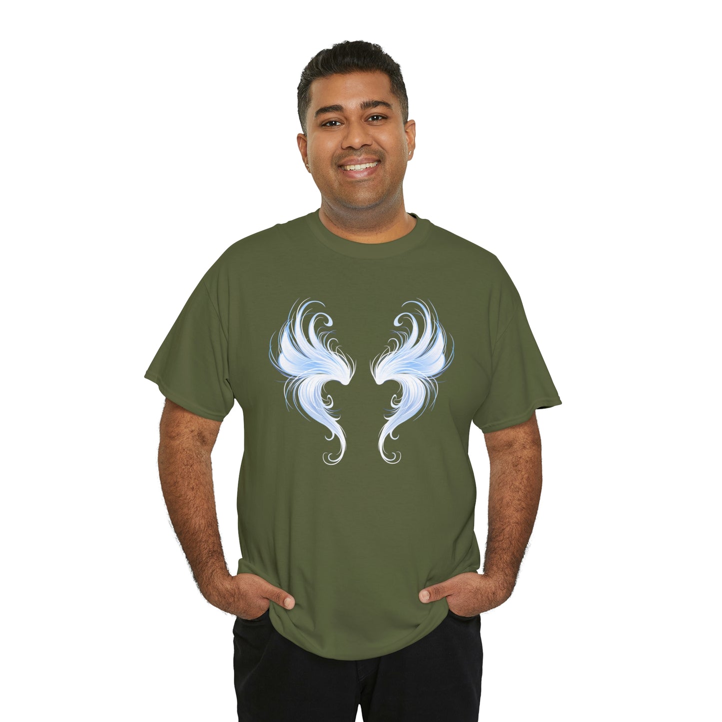 Angel Wing Motivational T-shirt - Inspiring Graphic Tee For Men And Women | Inspiring Words | Positive Vibes | Unique Design | Perfect Gift | Best Quality Tee
