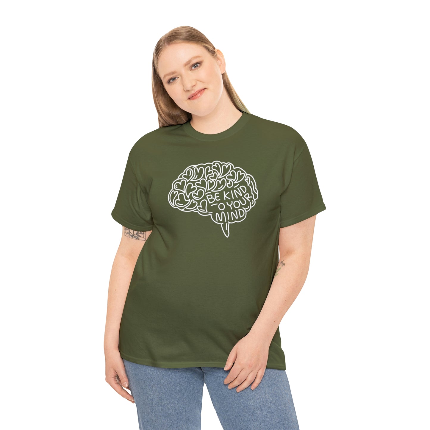 Kind Mind Motivational T-shirt - Inspiring Graphic Tee For Men And Women | Inspiring Words | Positive Vibes | Unique Design | Perfect Gift | Best Quality Tee