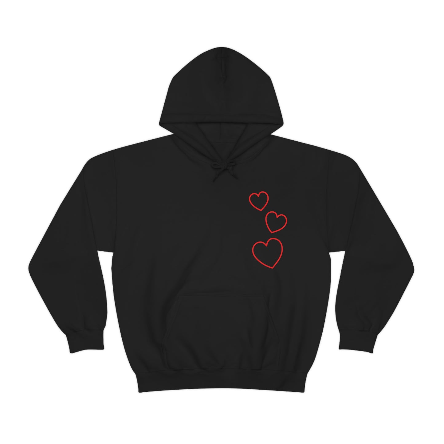 Red Hearts - Ladies Hoodie, Mens Hoodie, Trending, Love Heart, Fashion, Hooded Pullover, Sweatshirt, Hoody, Heavy Blend Hooded Sweats | Comfortable Hoodie - StarJam Hoodie