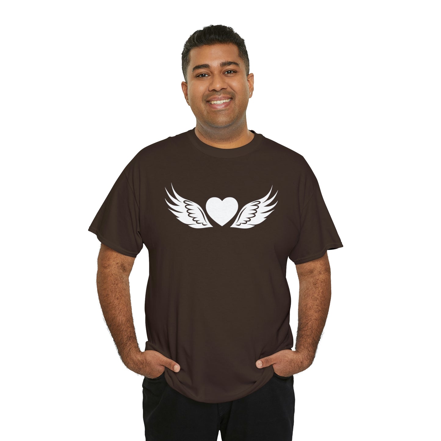 Heart Angel Motivational T-shirt - Inspiring Graphic Tee For Men And Women | Inspiring Words | Positive Vibes | Unique Design | Perfect Gift | Best Quality Tee