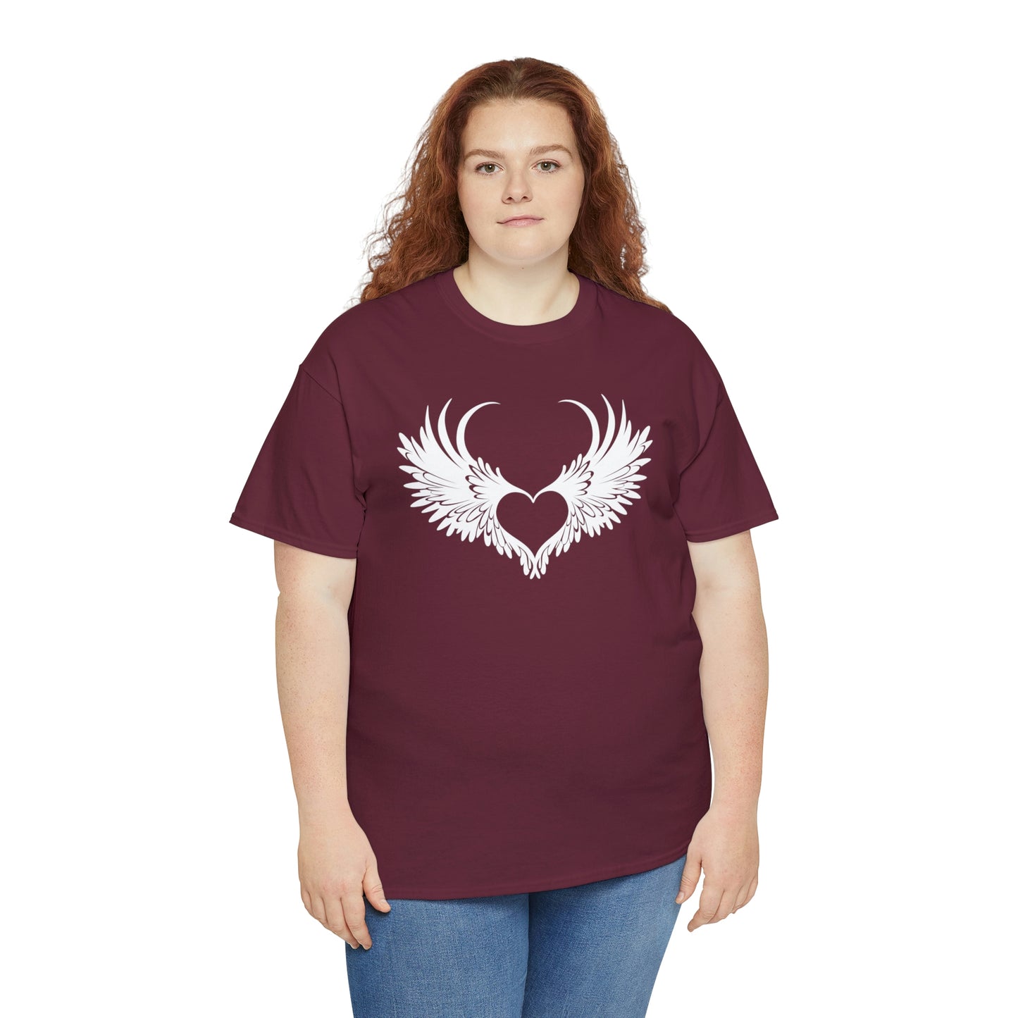 Angel Heart Motivational T-shirt - Inspiring Graphic Tee For Men And Women | Inspiring Words | Positive Vibes | Unique Design | Perfect Gift | Best Quality Tee