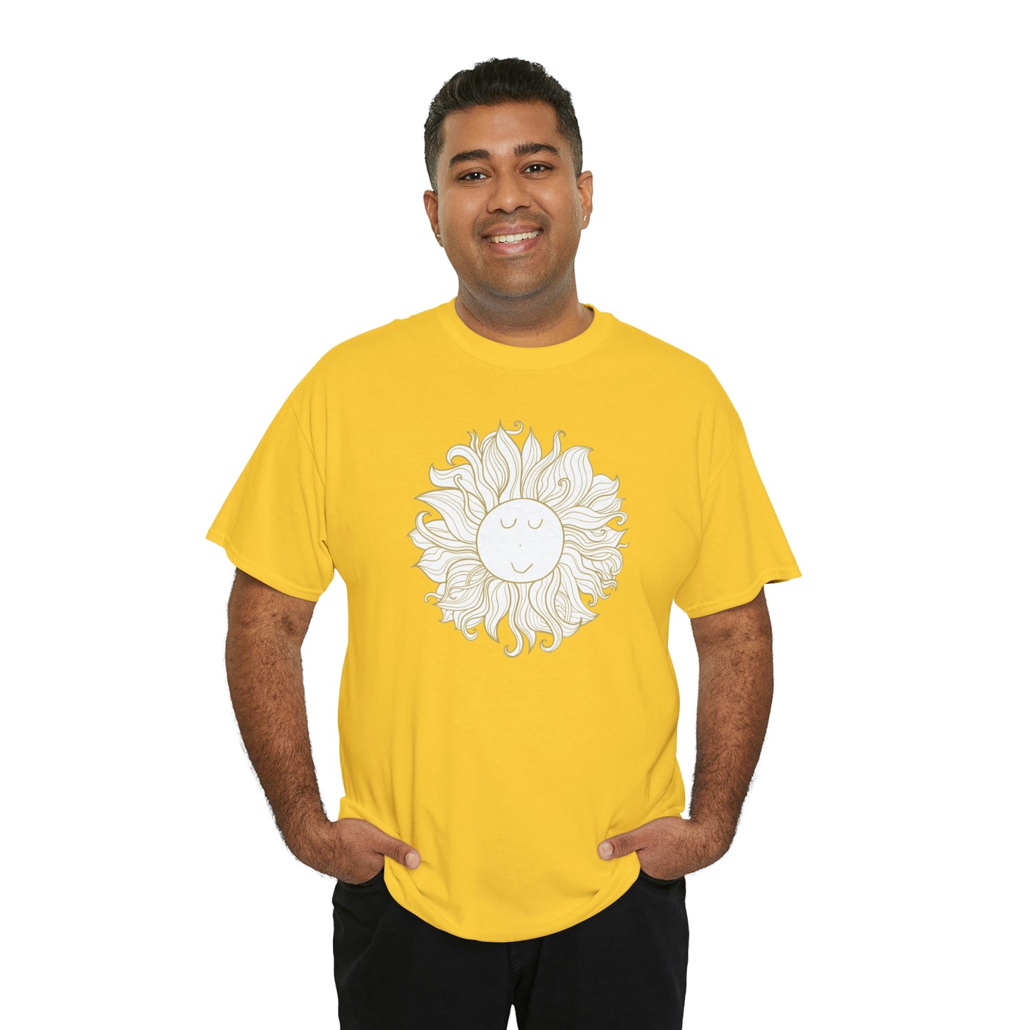 Happy Sun Motivational T-shirt - Inspiring Graphic Tee For Men And Women | Inspiring Words | Positive Vibes | Unique Design | Perfect Gift | Best Quality Tee