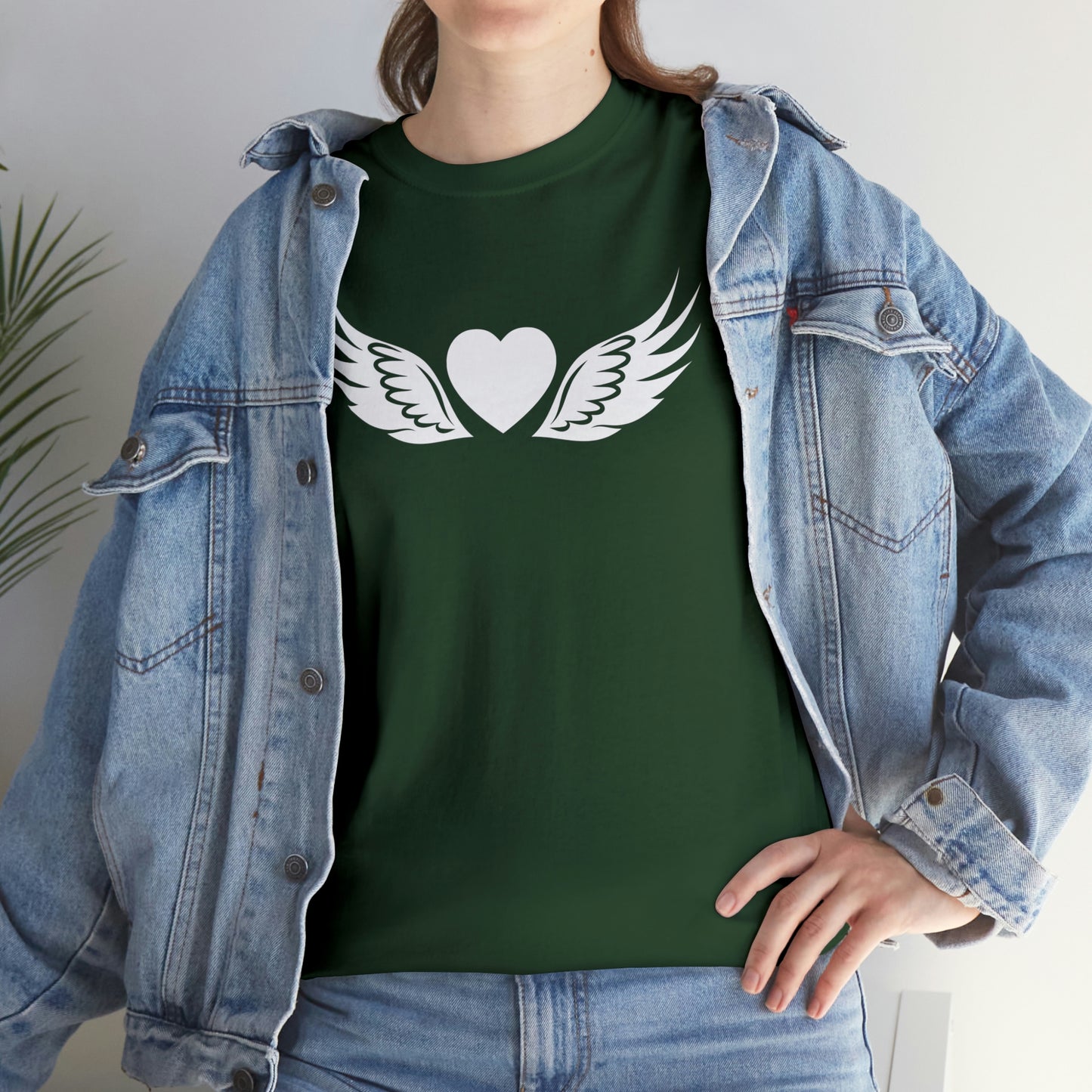 Heart Angel Motivational T-shirt - Inspiring Graphic Tee For Men And Women | Inspiring Words | Positive Vibes | Unique Design | Perfect Gift | Best Quality Tee