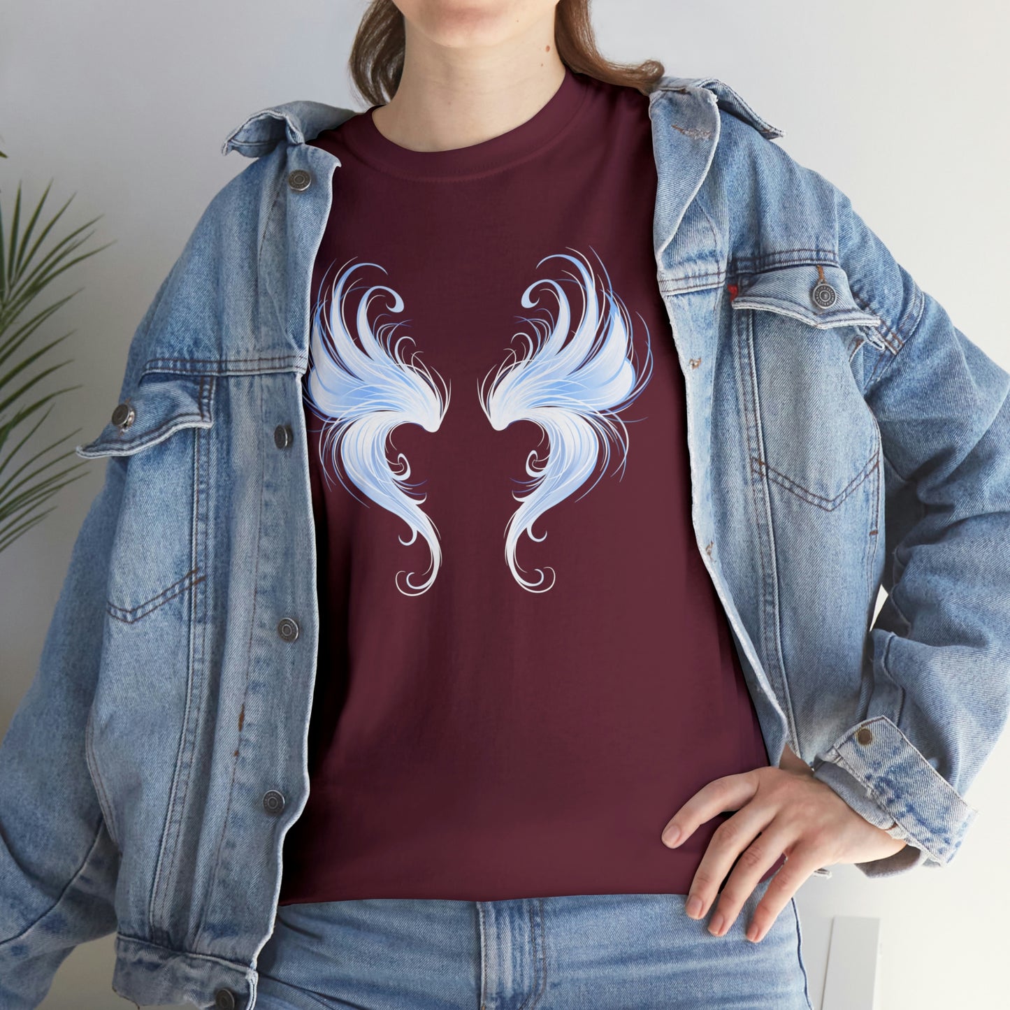 Angel Wing Motivational T-shirt - Inspiring Graphic Tee For Men And Women | Inspiring Words | Positive Vibes | Unique Design | Perfect Gift | Best Quality Tee
