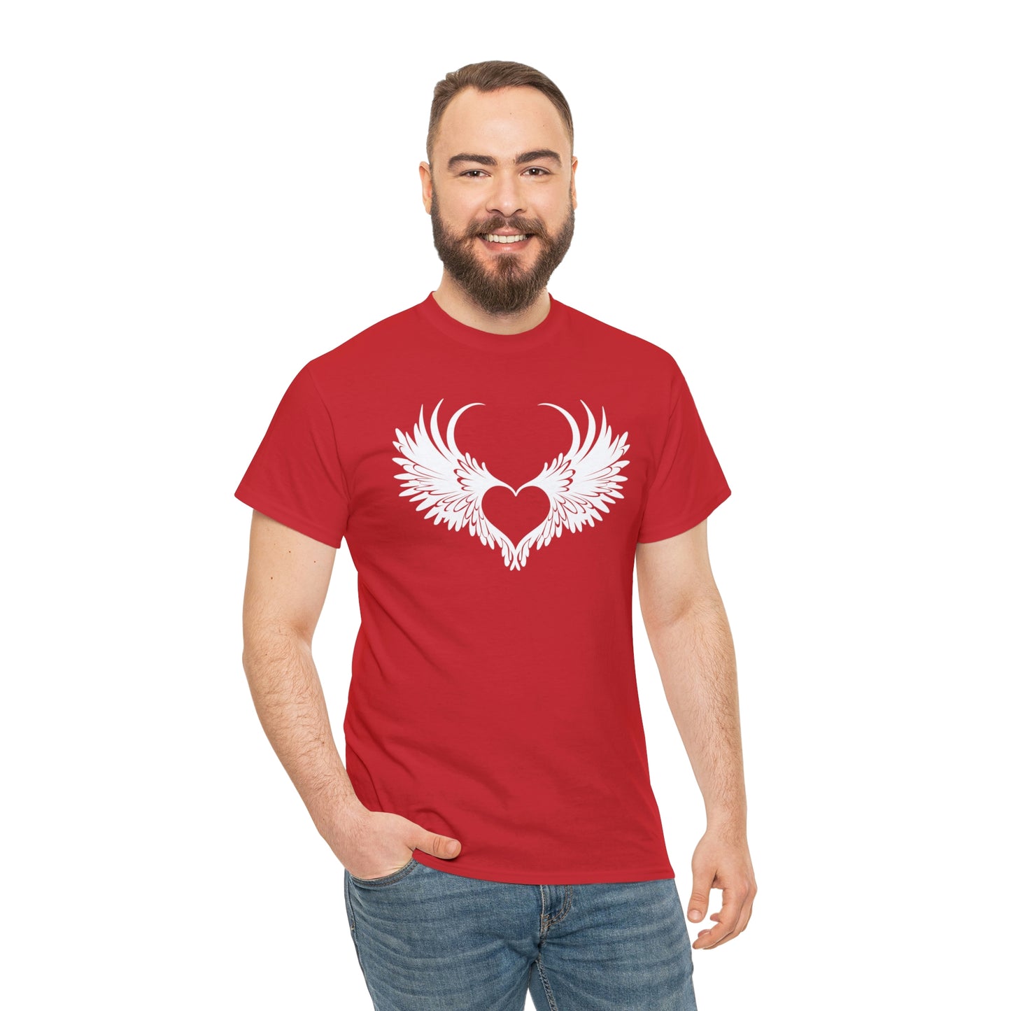 Angel Heart Motivational T-shirt - Inspiring Graphic Tee For Men And Women | Inspiring Words | Positive Vibes | Unique Design | Perfect Gift | Best Quality Tee