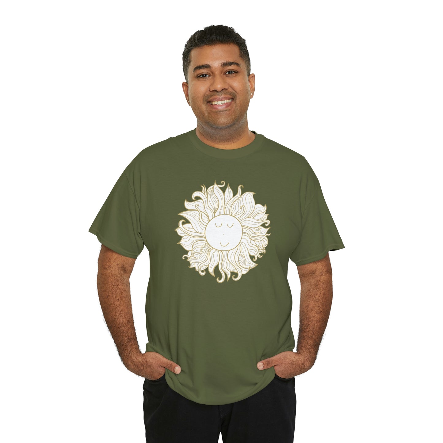 Happy Sun Motivational T-shirt - Inspiring Graphic Tee For Men And Women | Inspiring Words | Positive Vibes | Unique Design | Perfect Gift | Best Quality Tee