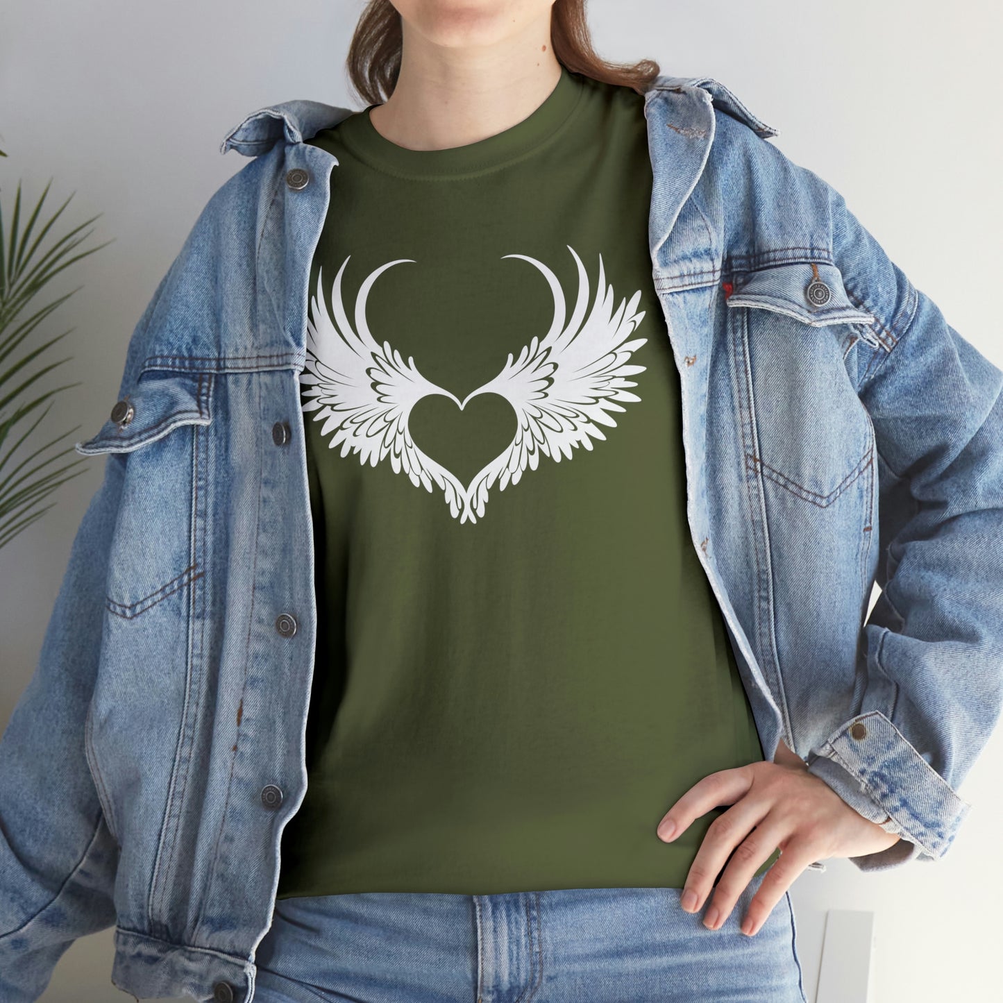 Angel Heart Motivational T-shirt - Inspiring Graphic Tee For Men And Women | Inspiring Words | Positive Vibes | Unique Design | Perfect Gift | Best Quality Tee