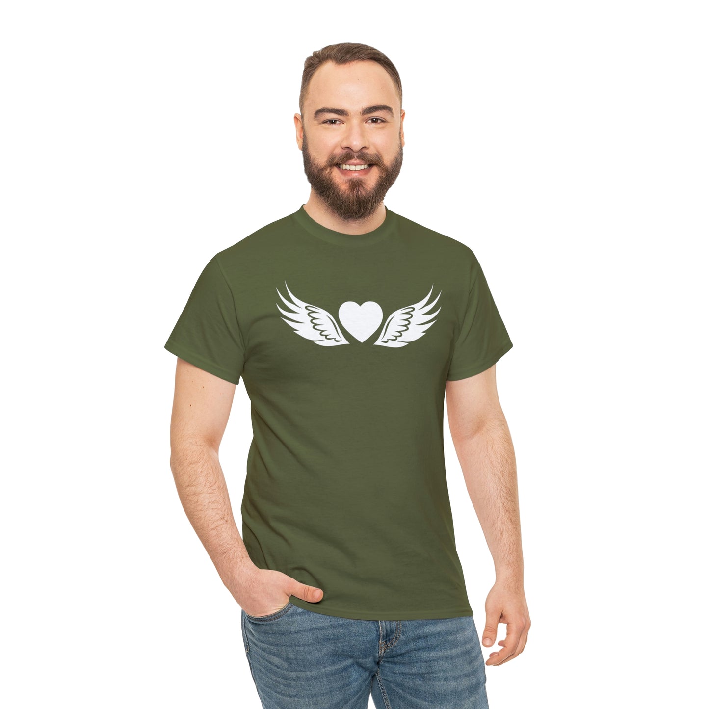 Heart Angel Motivational T-shirt - Inspiring Graphic Tee For Men And Women | Inspiring Words | Positive Vibes | Unique Design | Perfect Gift | Best Quality Tee