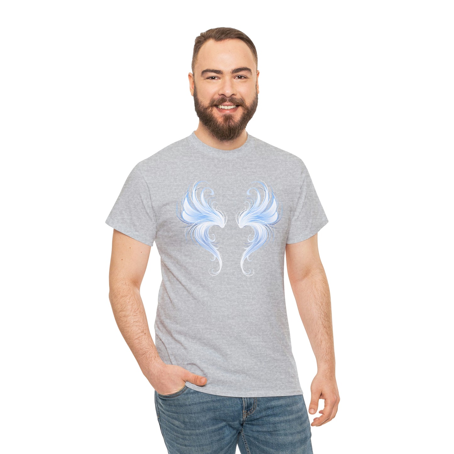 Angel Wing Motivational T-shirt - Inspiring Graphic Tee For Men And Women | Inspiring Words | Positive Vibes | Unique Design | Perfect Gift | Best Quality Tee