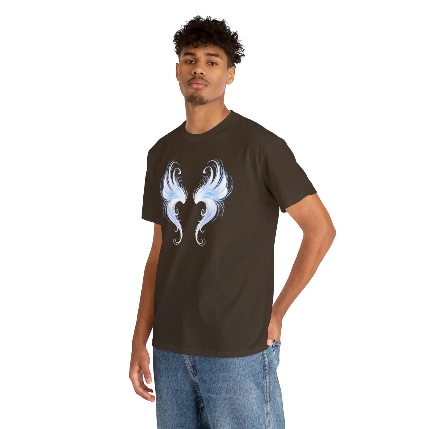 Angel Wing Motivational T-shirt - Inspiring Graphic Tee For Men And Women | Inspiring Words | Positive Vibes | Unique Design | Perfect Gift | Best Quality Tee