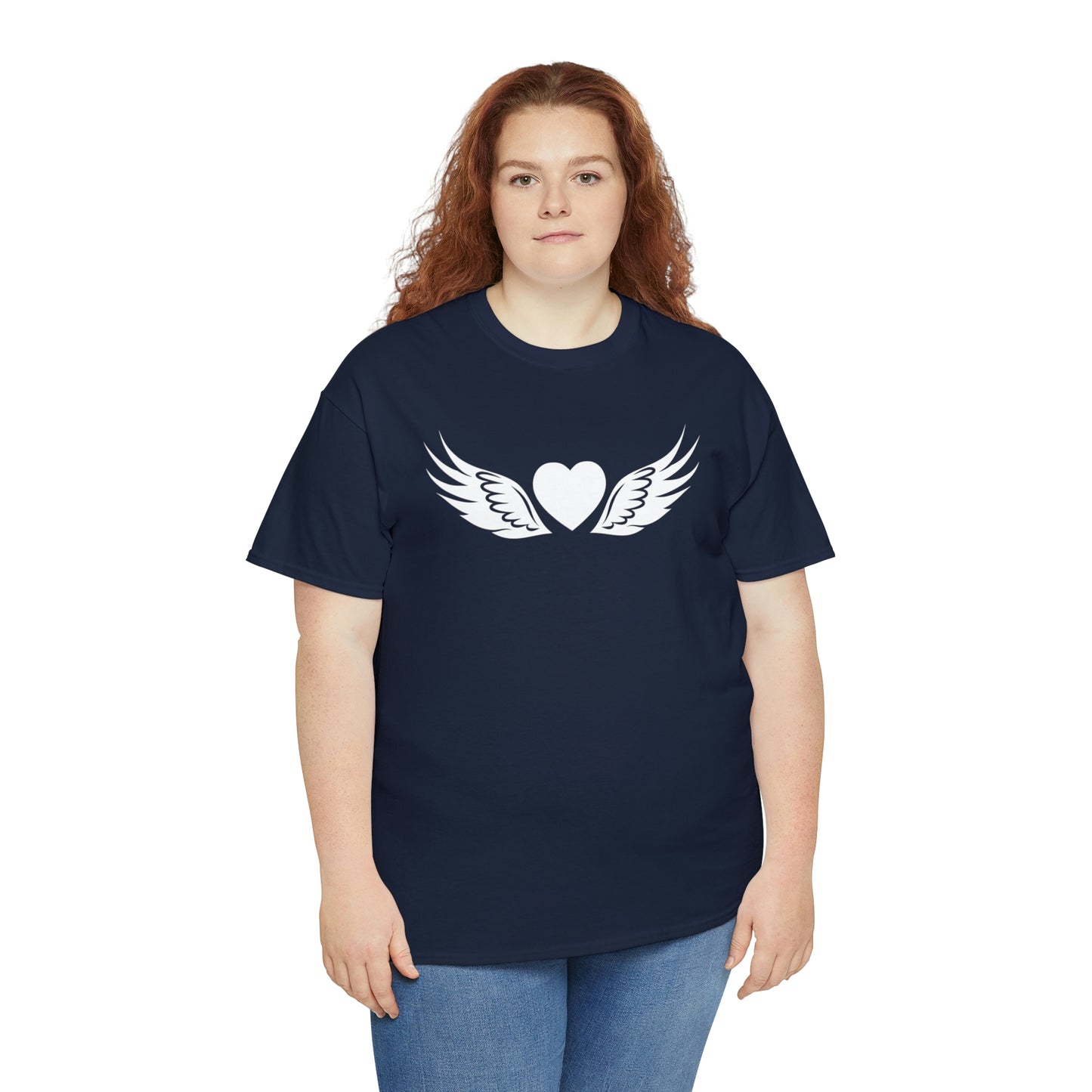 Heart Angel Motivational T-shirt - Inspiring Graphic Tee For Men And Women | Inspiring Words | Positive Vibes | Unique Design | Perfect Gift | Best Quality Tee