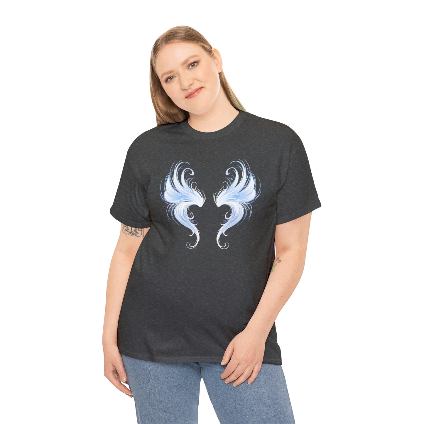 Angel Wing Motivational T-shirt - Inspiring Graphic Tee For Men And Women | Inspiring Words | Positive Vibes | Unique Design | Perfect Gift | Best Quality Tee