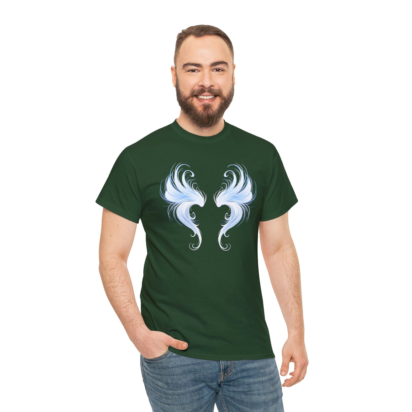 Angel Wing Motivational T-shirt - Inspiring Graphic Tee For Men And Women | Inspiring Words | Positive Vibes | Unique Design | Perfect Gift | Best Quality Tee