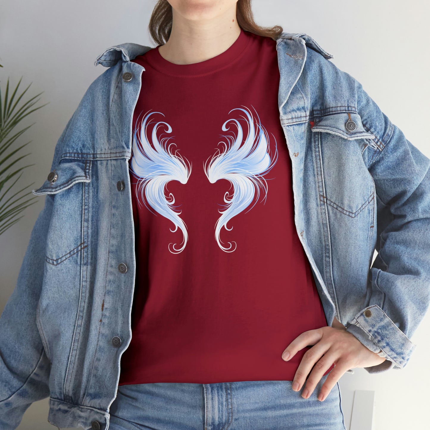 Angel Wing Motivational T-shirt - Inspiring Graphic Tee For Men And Women | Inspiring Words | Positive Vibes | Unique Design | Perfect Gift | Best Quality Tee