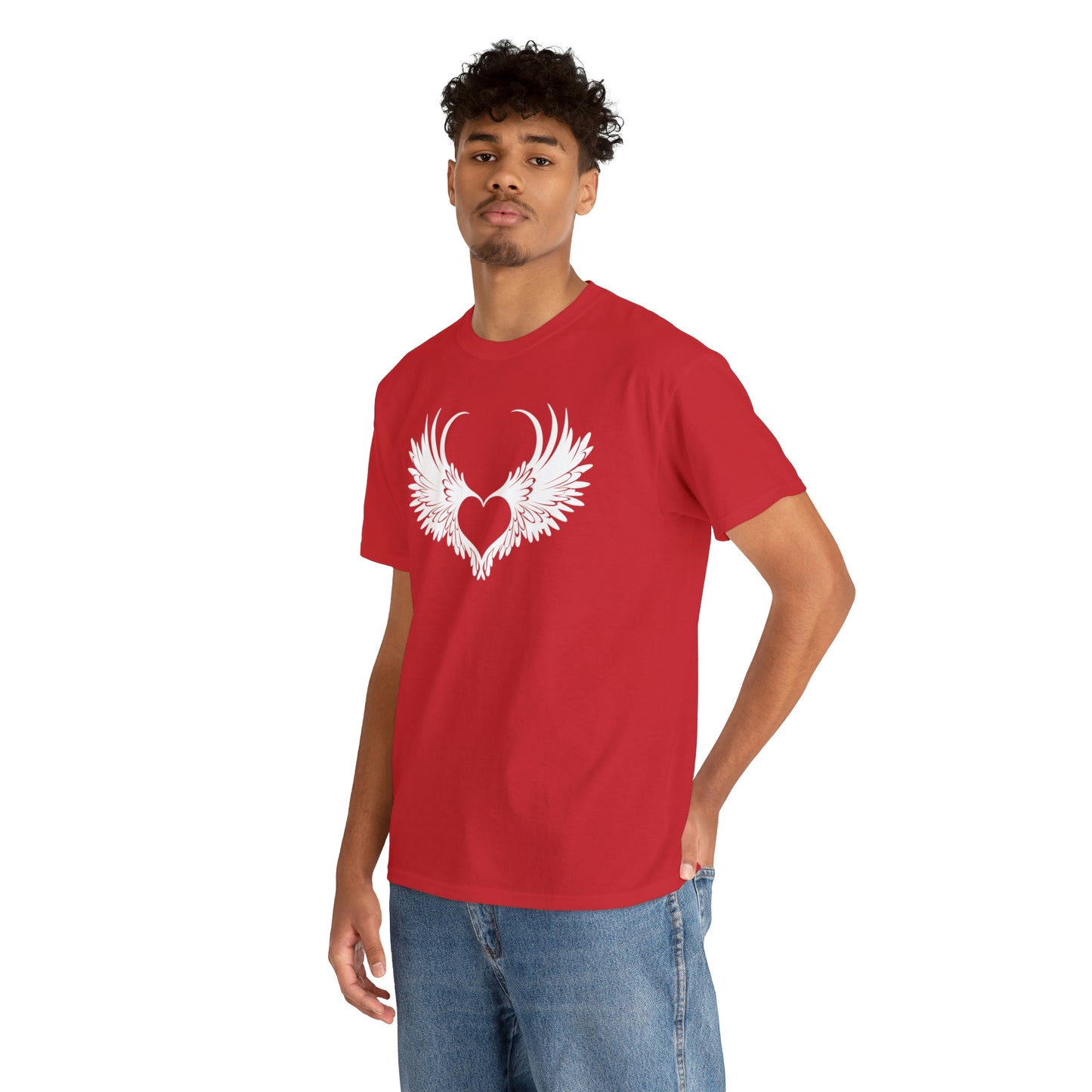 Angel Heart Motivational T-shirt - Inspiring Graphic Tee For Men And Women | Inspiring Words | Positive Vibes | Unique Design | Perfect Gift | Best Quality Tee