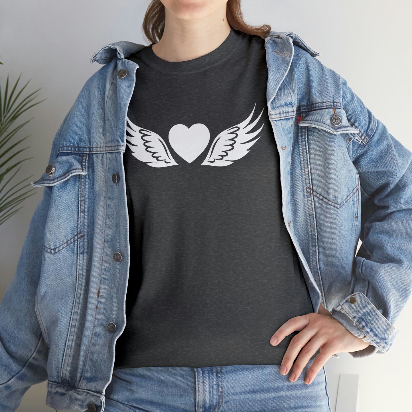 Heart Angel Motivational T-shirt - Inspiring Graphic Tee For Men And Women | Inspiring Words | Positive Vibes | Unique Design | Perfect Gift | Best Quality Tee