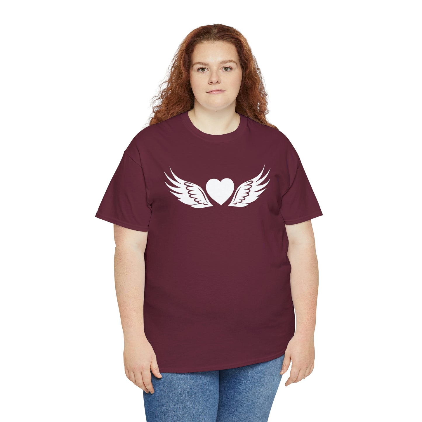 Heart Angel Motivational T-shirt - Inspiring Graphic Tee For Men And Women | Inspiring Words | Positive Vibes | Unique Design | Perfect Gift | Best Quality Tee